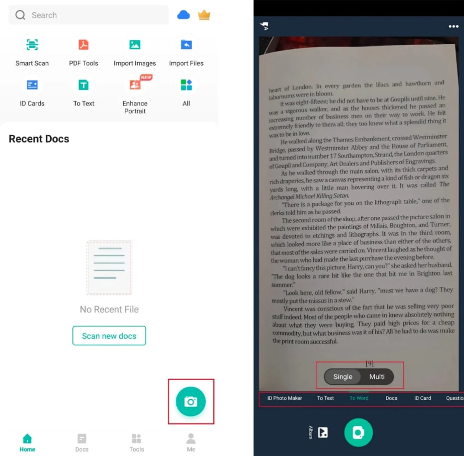 اسکن جزوه استفاده از برنامه CamScanner